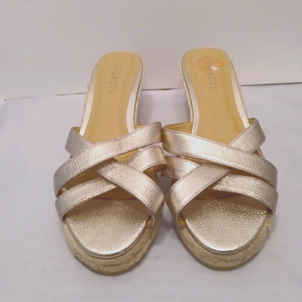 Talbots  Gold Sandals S(8.5)